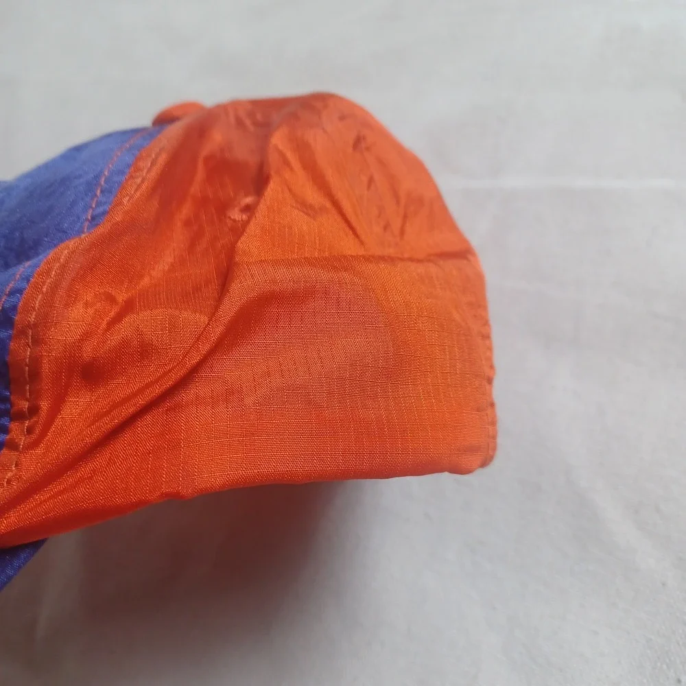 Vintage Nike‎ Jordan Flight Colorblock Retro Ripstop Snapback Nylon Hat Purple